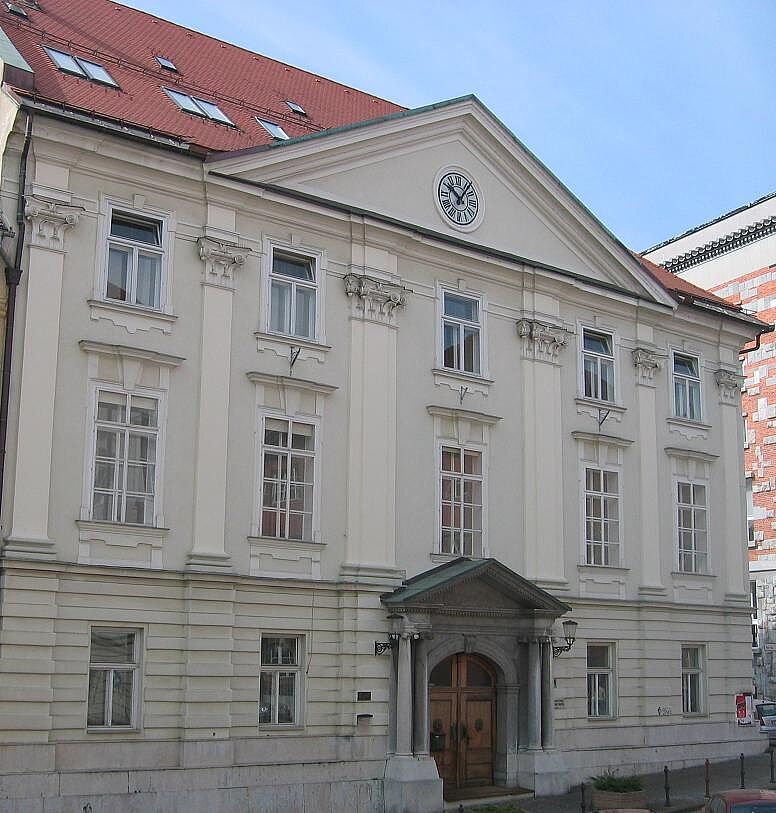 Das Bild zeigt die Slowenische Akademie der Wissenschaften