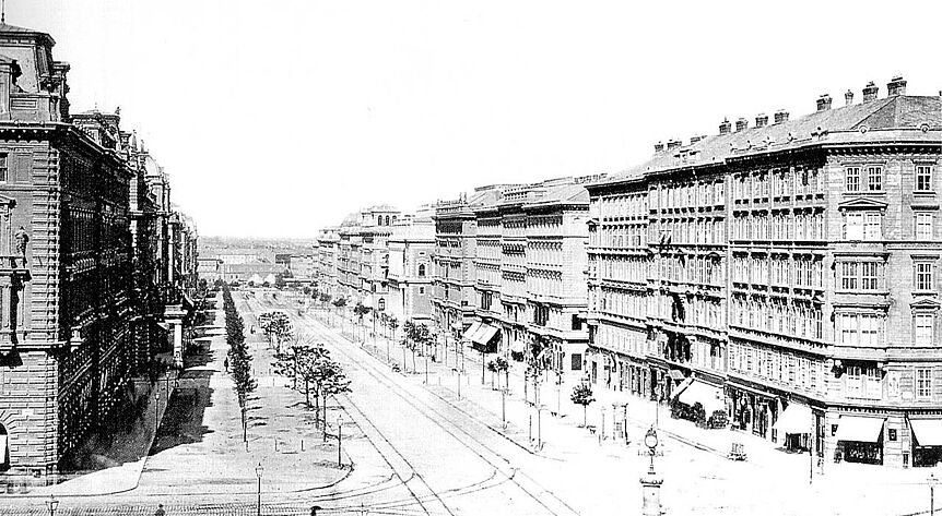 Wiener Schottenring um 1875